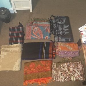 Assorted Patterned Scarves Collection